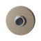 GPF9826A41100 CHAMPAGNE BLEND, BELDRUKKER ROND 50X8 MM MET ZWARTE BUTTON