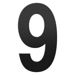 GPF9800610400-9 ZWART, HUISNUMMER 9/ 400 MM