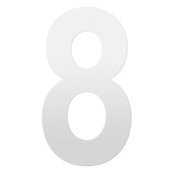 GPF9800620400-8 WIT, HUISNUMMER 8/ 400 MM GPF9800620400-8 WIT, HUISNUMMER 8/ 400 MM