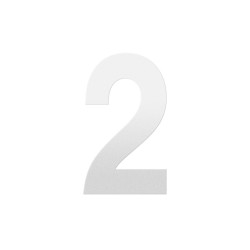 GPF9800620250-2 WIT, HUISNUMMER 2/ 250 MM