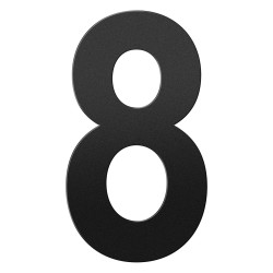 GPF9800610400-8 ZWART, HUISNUMMER 8/ 400 MM