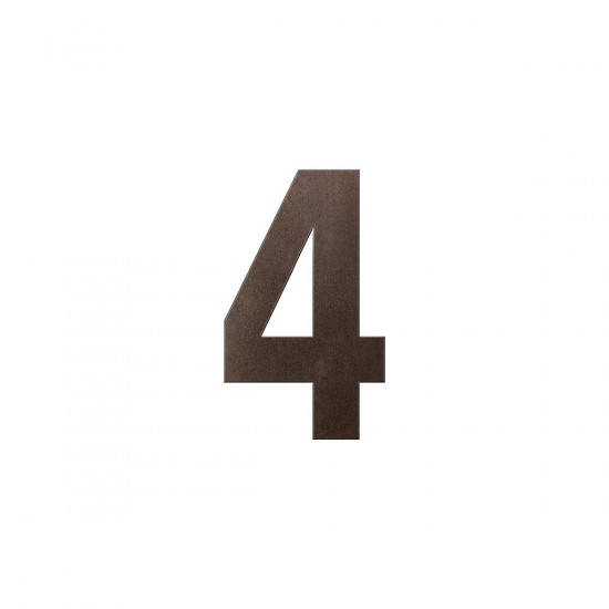 GPF9800.A1.0200-4 DARK BLEND HUISNUMMER 4 L/ 200MM GPF9800.A1.0200-4 DARK BLEND HUISNUMMER 4 L/ 200MM