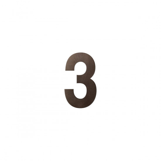 GPF9800.A1.0150-3 DARK BLEND HUISNUMMER 3/ 150MM GPF9800.A1.0150-3 DARK BLEND HUISNUMMER 3/ 150MM