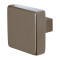 GPF9950.A3 MOCCA BLEND VIERKANTE KNOP 60X60X16MM VAST INCL. KNOPVASTZETTER