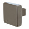 GPF9948.A3 MOCCA BLEND VIERKANTE KNOP 53X53X16MM VAST INCL. METAALSCHROEF M10