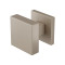 GPF9948A30400-02 MOCCA BLEND, GPF9948.A3-02 MOCCA BLEND VIERKANTE KNOP S2 53X53X16MM INCL. KNOPVASTZETTER MET VIERKANT ROZET