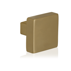 GPF9948.P4 PVD MAT MESSING VIERKANTE KNOP 53X53X16MM VAST INCL. METAALSCHROEF M10 GPF9948.P4 PVD MAT MESSING VIERKANTE KNOP 53X53X16MM VAST INCL. METAALSCHROEF M10