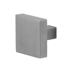 GPF9948.09 RVS MAT VIERKANTE KNOP 53X53X16MM VAST INCL. METAALSCHROEF M10 GPF9948.09 RVS MAT VIERKANTE KNOP 53X53X16MM VAST INCL. METAALSCHROEF M10