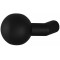 GPF8953.61 ZWART VERKROPTE KOGELKNOP 55MM VAST INCL. KNOPVASTZETTER