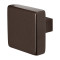 GPF9950.A1 DARK BLEND VIERKANTE KNOP 60X60X16MM DRAAIBAAR INCL. KRUKST