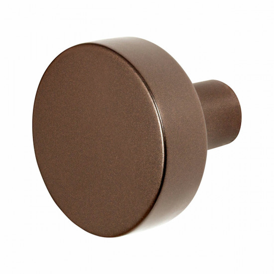 GPF9952.A2 BRONZE BLEND VLAKKE KNOP 52X16MM DRAAIBAAR INCL. KRUKSTIFT