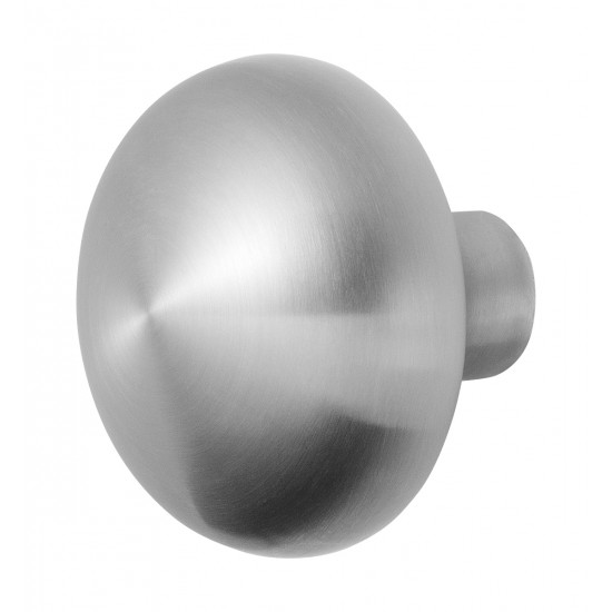 GPF9857.09 RVS GEBORSTELD PADDENSTOEL KNOP 65MM T.B.V. VEILIGHEIDSSCHI