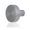 GPF995299410 RVS GEBORSTELD, VLAKKE KNOP 52X16MM VAST INCL. METAALSCHROEF M10