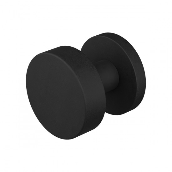 GPF9952.61-00 ZWART VLAKKE KNOP 52X16MM MET KNOPVASTZETTER MET RONDE R GPF9952.61-00 ZWART VLAKKE KNOP 52X16MM MET KNOPVASTZETTER MET RONDE R