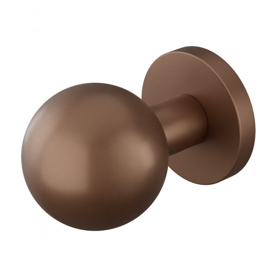 GPF9854.A2-00 BRONZE BLEND KOGEL KNOP 50MM MET WISSELSTIFT OP RONDE RO GPF9854.A2-00 BRONZE BLEND KOGEL KNOP 50MM MET WISSELSTIFT OP RONDE RO