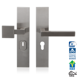 GPF9317.92 L RVS MAT VEILIGHEIDSSET SKG*** 248X52 MM MASSIEF RECHTHOEK