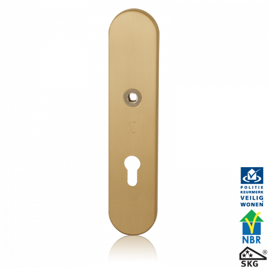 GPF9102.72P4 PVD MESSING SATIN VEILIGHEIDSBINNENSCHILD SKG*** 248X52X8 GPF9102.72P4 PVD MESSING SATIN VEILIGHEIDSBINNENSCHILD SKG*** 248X52X8
