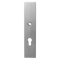 GPF911209000 RVS GEBORSTELD, VH BINNENSCHILD SKG*** 248X52X8MM RECHTHOEKIG BLIND MET KRUKGAT