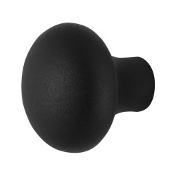 GPF895961200 ZWART, PADDENSTOEL KNOP 52MM DRAAIBAAR INCL. KRUKSTIFT