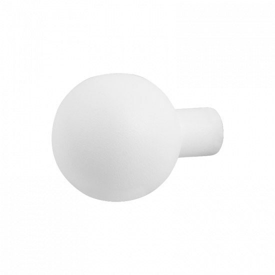 GPF8954.62 WIT KOGELKNOP 50MM DRAAIBAAR INCL. KRUKSTIFT GPF8954.62 WIT KOGELKNOP 50MM DRAAIBAAR INCL. KRUKSTIFT