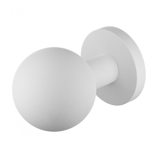 GPF9854.62-00 WIT KOGEL KNOP 50MM MET WISSELSTIFT OP RONDE ROZET GPF9854.62-00 WIT KOGEL KNOP 50MM MET WISSELSTIFT OP RONDE ROZET