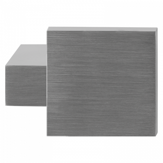 GPF9208.09 RVS MAT MASSIEF KORT VERKROPTE KNOP VIERKANT 69/ 48X48X13MM GPF9208.09 RVS MAT MASSIEF KORT VERKROPTE KNOP VIERKANT 69/ 48X48X13MM