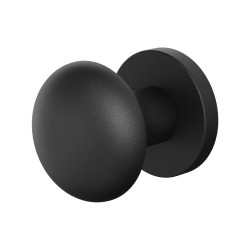 GPF9859610400-00 ZWART, GPF9859.61-00 ZWART PADDENSTOEL KNOP S5 52MM INCL. WISSELSTIFT OP ROND ROZET