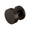 GPF9852A10400-00 DARK BLEND, GPF9852.A1-00 DARK BLEND VLAKKE KNOP S5 52X16MM MET WISSELSTIFT OP RONDE ROZET