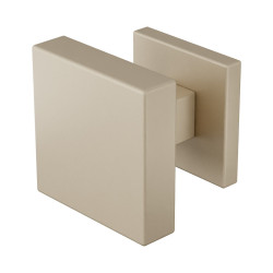 GPF9858A40400-02 CHAMPAGNE BLEND, GPF9858.A4-02 CHAMPAGNE BLEND VIERKANTE KNOP S5 60X60X16MM INCL. WISSELSTIFT OP VIERKANT ROZET