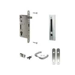 H-WOOD-SET-80-I - Locinox H-WOOD insteekslot voor houten profielen H-WOOD-SET-80-I - Locinox H-WOOD insteekslot voor houten profielen