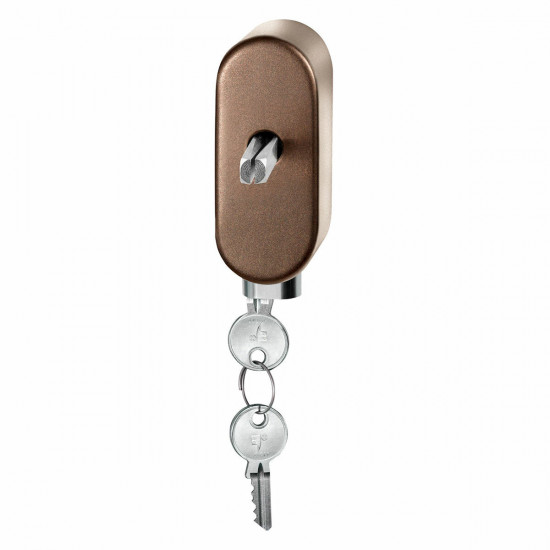 GPF9250.A2.0032 BRONZE BLEND DRAAIKIEPMECHANISME AFSLUITBAAR OVAAL 83X