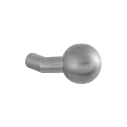 GPF985309400 RVS GEBORSTELD, VERKROPTE KOGELKNOP 55X16 MM T.B.V. VEILIGHEIDSSCHILDEN VAST INCLUSIEF WISSELSTIFT GPF985309400 RVS GEBORSTELD, VERKROPTE KOGELKNOP 55X16 MM T.B.V. VEILIGHEIDSSCHILDEN VAST INCLUSIEF WISSELSTIFT