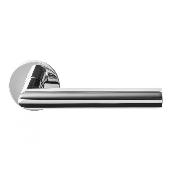 GPF1015.49-00 TOI DEURKRUK OP RONDE ROZET RVS GEPOLIJST, 50X8MM GPF1015.49-00 TOI DEURKRUK OP RONDE ROZET RVS GEPOLIJST, 50X8MM