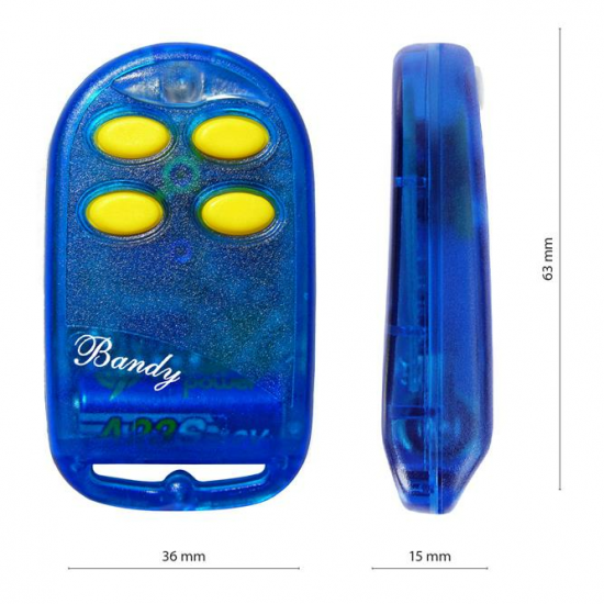 433/868 MHZ DUAL FREQUENCY 4CH COPY REMOTE CONTROL 433/868 MHZ DUAL FREQUENCY 4CH COPY REMOTE CONTROL