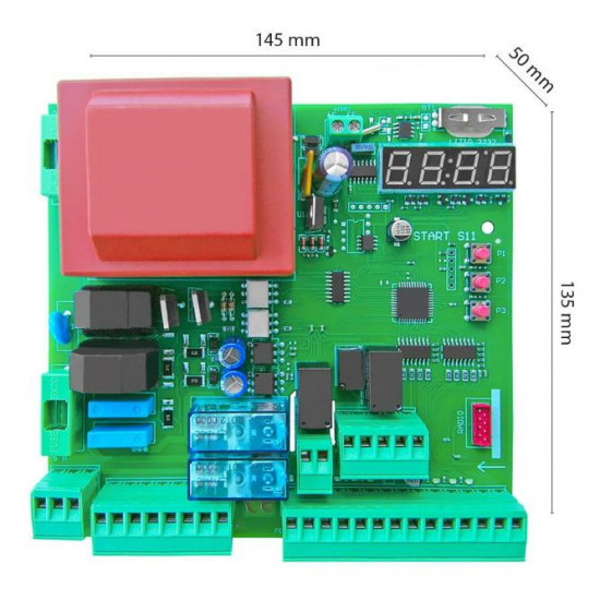 231 V CONTROL UNIT FOR 1-2 MOTORS WITH TIMER INCLUDED+ OBSTACLE DETECT 231 V CONTROL UNIT FOR 1-2 MOTORS WITH TIMER INCLUDED+ OBSTACLE DETECT