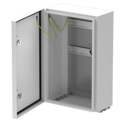 IP66 DOOS LEEG GROOT MODEL MET DIN RAIL + GEPERFOREERD RASTER IP66 DOOS LEEG GROOT MODEL MET DIN RAIL + GEPERFOREERD RASTER