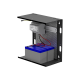 MODULAR BOX EMPTY SMALL MODEL WITH DIN RAIL + PERFORATED GRID