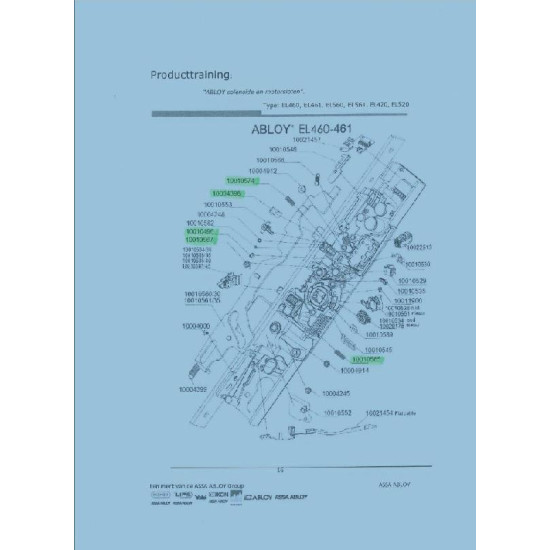 DAGSCHOOT STUKKEN TBV EL560/561/460/461