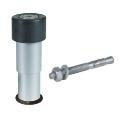 LOCINOX GATESTOP Poortstop met stootrubber LOCINOX GATESTOP Poortstop met stootrubber