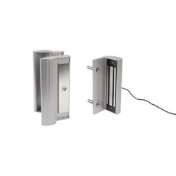 Locinox Magneetslot opbouw met greep voor draaipoorten 600 kg ZWART Locinox Magneetslot opbouw met greep voor draaipoorten 600 kg ZWART