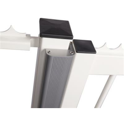 N-LINE-B-MAG-9005 - ALUMINIUM AFWERKPROFIEL VOOR DRAAIPOORTEN MET MAGUNIT-2500 IN RAL 9005 N-LINE-B-MAG-9005 - ALUMINIUM AFWERKPROFIEL VOOR DRAAIPOORTEN MET MAGUNIT-2500 IN RAL 9005