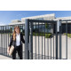 ALUMINIUM AFWERKPROFIEL VOOR DRAAIPOORTEN MET MAGUNIT-2500 IN ZILVER ALUMINIUM AFWERKPROFIEL VOOR DRAAIPOORTEN MET MAGUNIT-2500 IN ZILVER