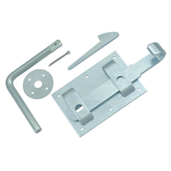 BOERENKLINKSTEL OP KAART - PLAAT: 120X85X2MM - GALVANISCH VERZINKT