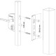 Locinox inbraakwerende beschermingsplaat SHIELD-SA - Mosgroen Locinox inbraakwerende beschermingsplaat SHIELD-SA - Mosgroen