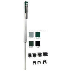 LOCINOX Poortgrendel inwendig SUBY - ZILVER LOCINOX Poortgrendel inwendig SUBY - ZILVER