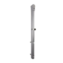 LOCINOX KEYDROP Vergrendelbare grondgrendel in ZILVER LOCINOX KEYDROP Vergrendelbare grondgrendel in ZILVER
