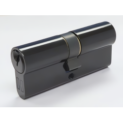 Zwarte cilinder 30/30mm inclusief 3 sleutels