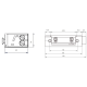 ONTSLUITER FAIL SECURE ARBEIDSSTROOM, SPANNINGSLOOS VERGRENDELD ZONDER GELEIDING 6-28 V AC/DC ONTSLUITER FAIL SECURE ARBEIDSSTROOM, SPANNINGSLOOS VERGRENDELD ZONDER GELEIDING 6-28 V AC/DC