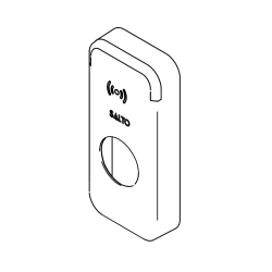 SALTO XS4 MINI COVER - ZWART