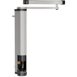 VENUS-S-SILV - GEMOTORISEERDE POORTSLUITER MET SCHUIFARM VOOR DRAAIPOORTEN VOOR VOETGANGERS - ZILVER VENUS-S-SILV - GEMOTORISEERDE POORTSLUITER MET SCHUIFARM VOOR DRAAIPOORTEN VOOR VOETGANGERS - ZILVER